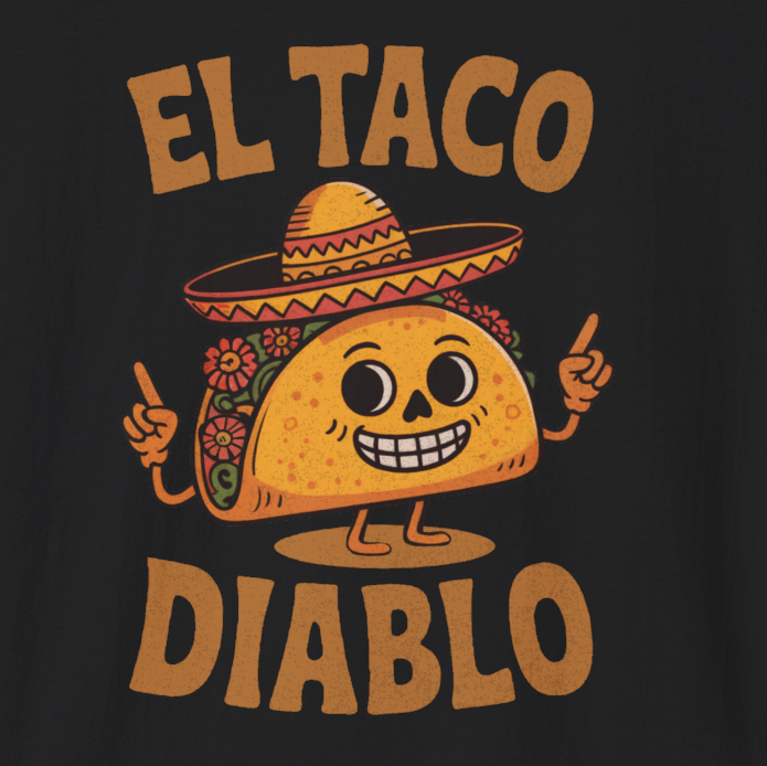TACO DIABLO - Unisex Tee Shirt