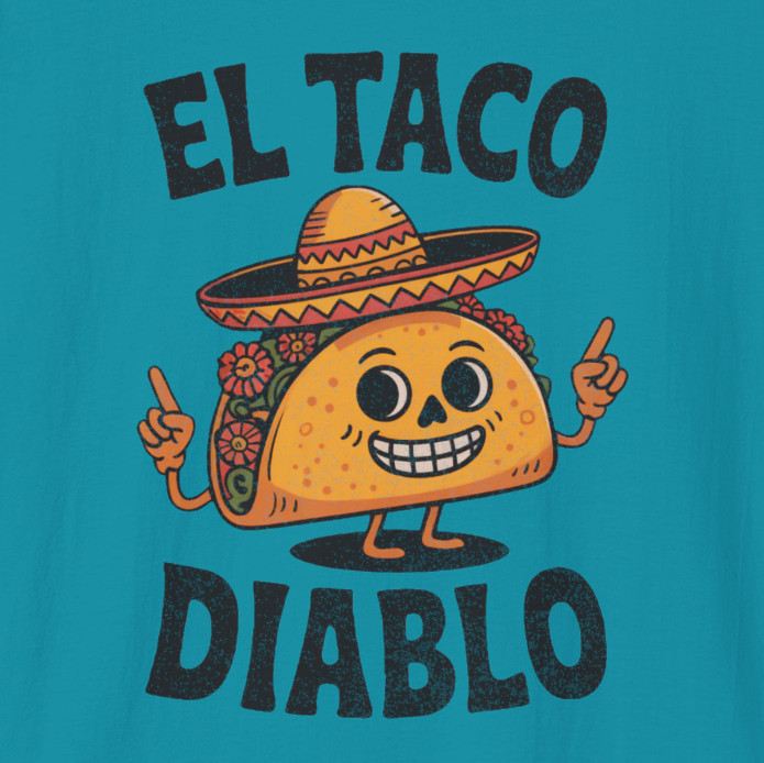 TACO DIABLO - Unisex Tee Shirt