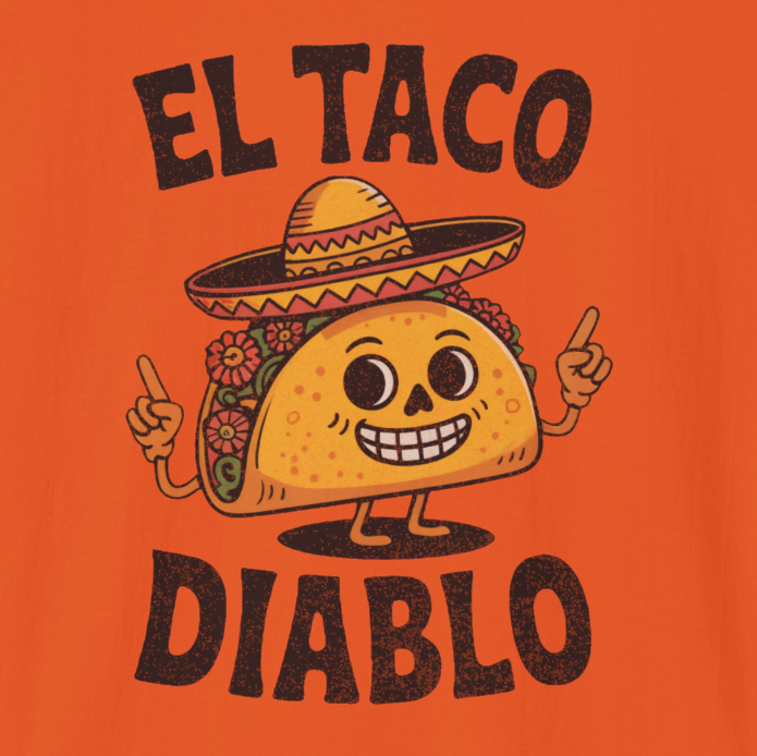 TACO DIABLO - Unisex Tee Shirt