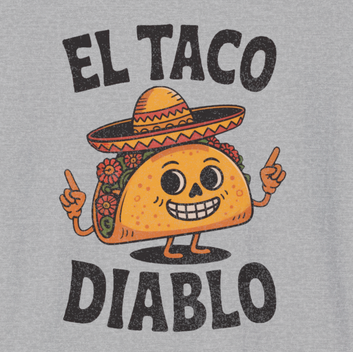 TACO DIABLO - Unisex Tee Shirt