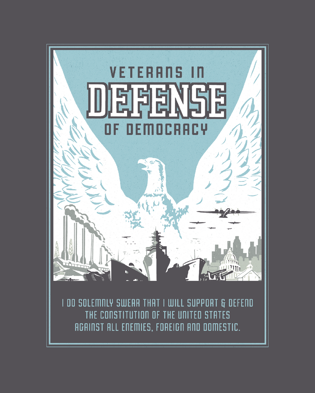VETERANS IN DEFENSE OF DEMOCRACY - Tee Shirt