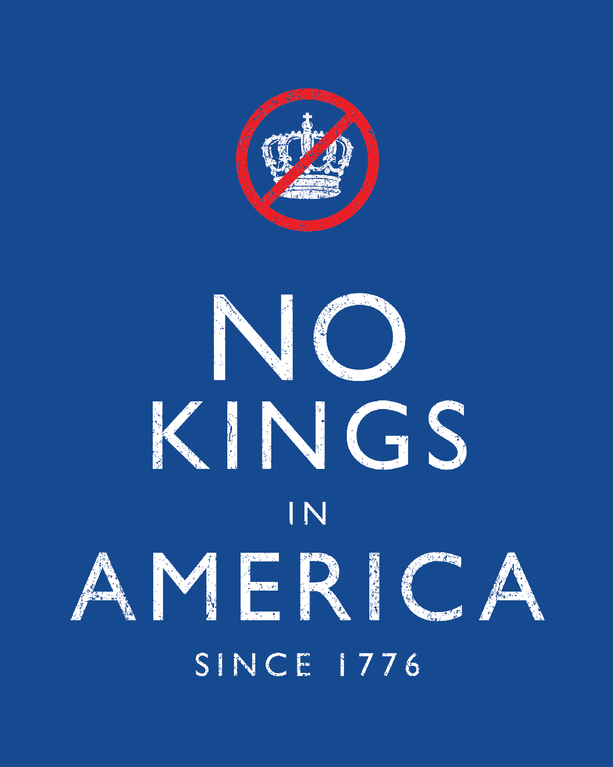 KEEP CALM - NO KINGS - Tee Shirt