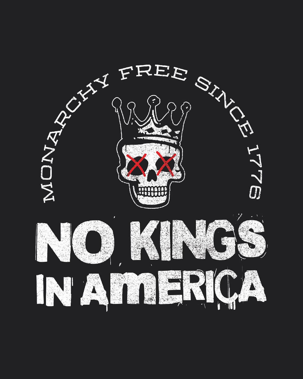 MONARCHY FREE SINCE 1776 - Tee Shirt