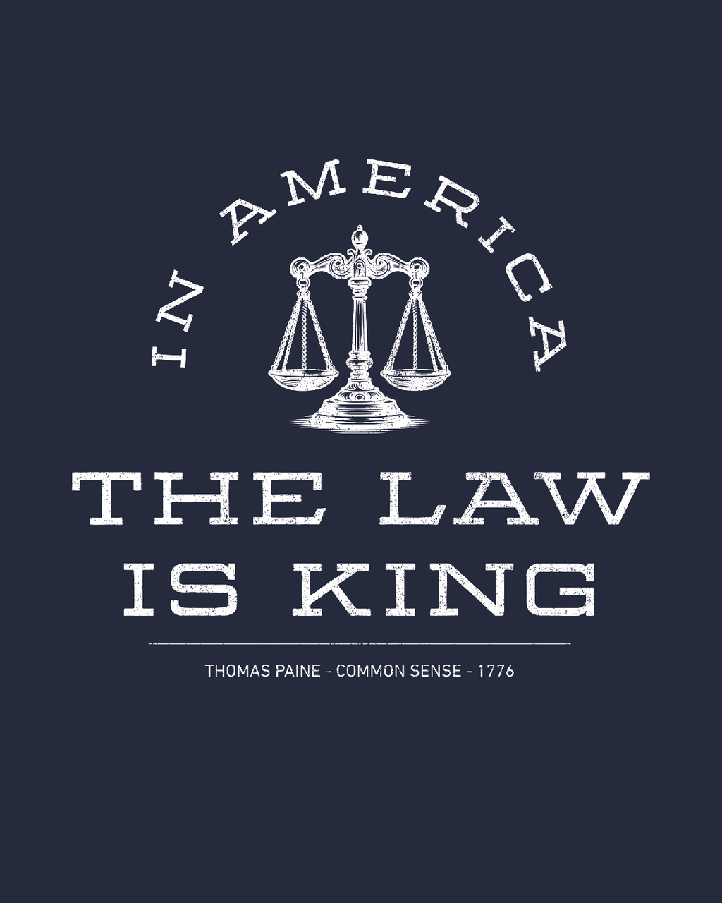 THE LAW IS KING - Tee Shirt