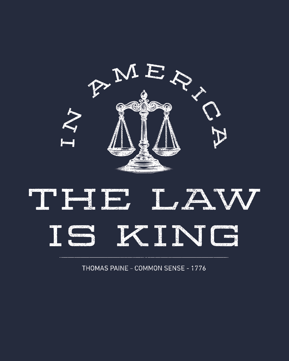 THE LAW IS KING - Tee Shirt