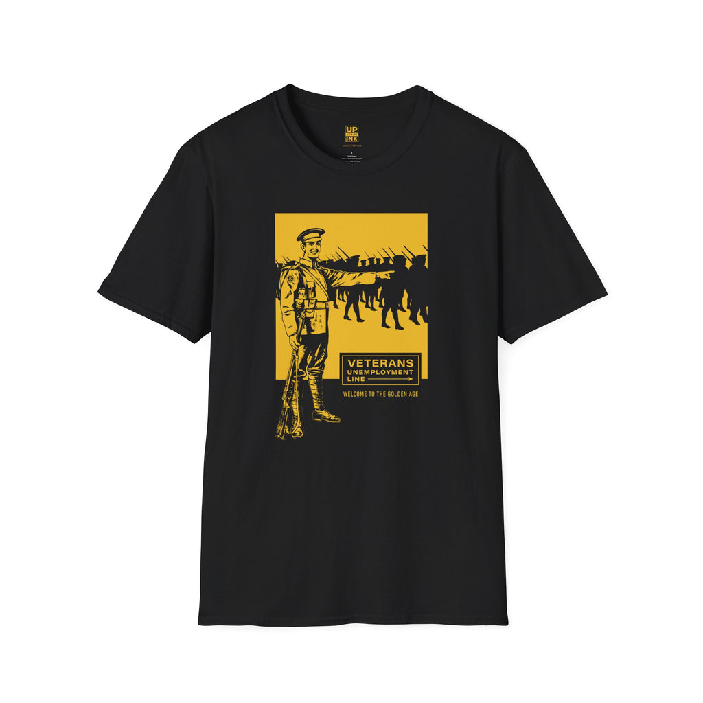 VETERANS UNEMPLOYMENT LINE - Tee Shirt
