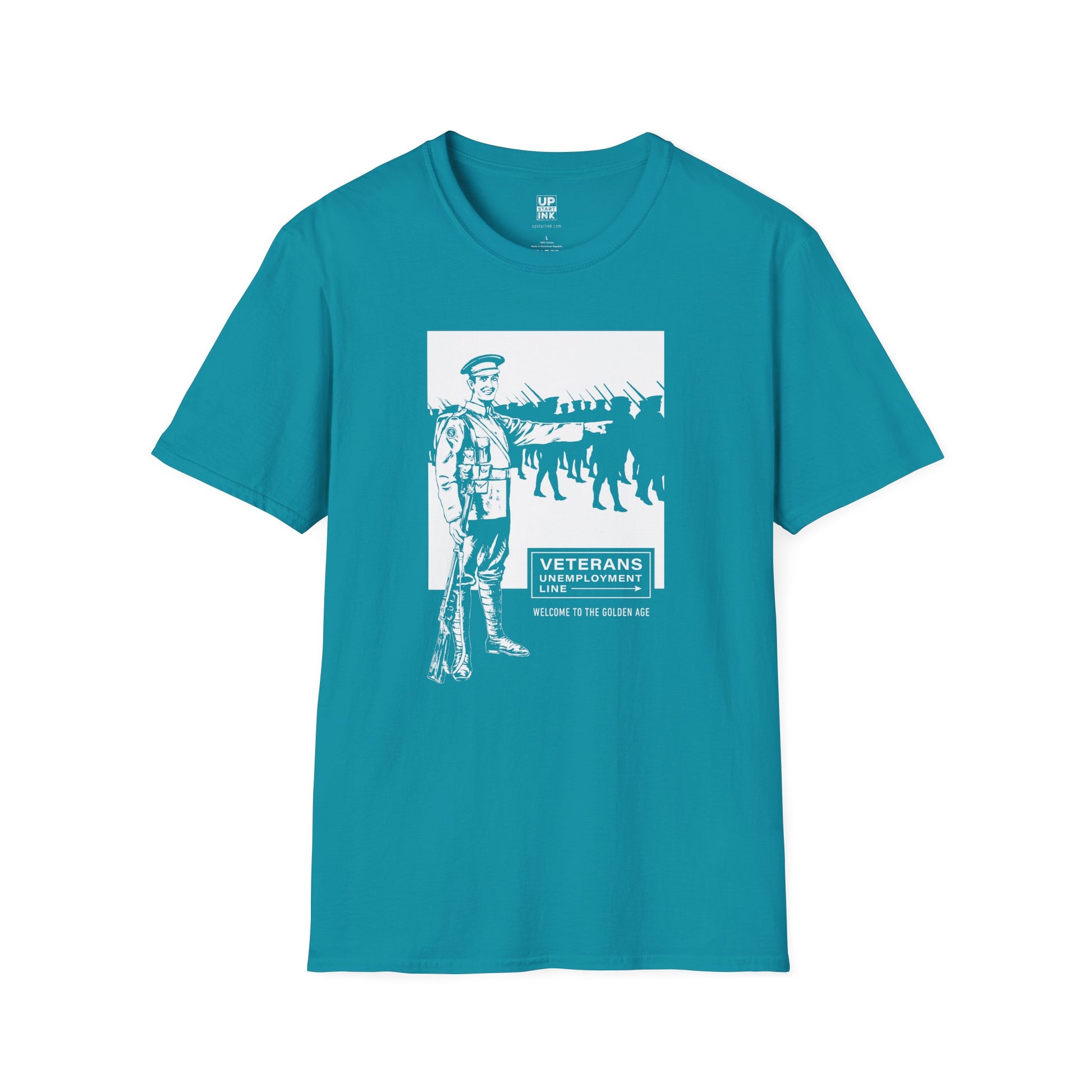 VETERANS UNEMPLOYMENT LINE - Tee Shirt